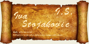 Iva Stojaković vizit kartica